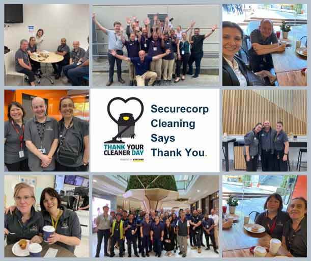 Securecorp celebrates "thank your Cleaner Day"